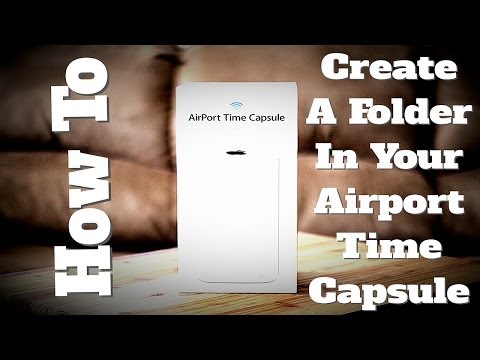 AirPort Time Capsule - How to Create A Folder Within Your AirPort Time Capsule