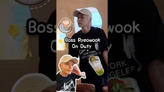 Ryeowook is on café duty at Forest Forrest ☕
