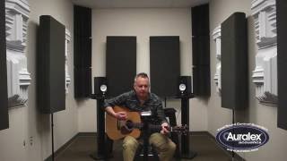 Auralex Diffusor Acoustic Guitar Listening Experiment: T'FUSOR vs. GEOFUSOR