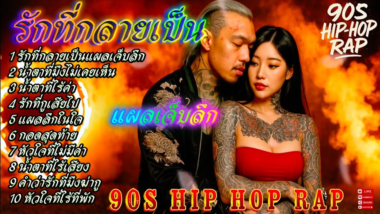 รักที่กลายเป็นแผลเจ็บลึก💔👊💯🔥Rap Hip-hop🔥 #รวมเพลงแร็พฮิปฮอป #rap #hiphop #boombap [087]