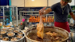 Sold Out 500 of Ducks a Day! Amazing Grilled Duck Hongkong Style | Thai Street Food