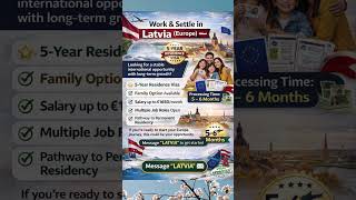 Latvia Temporary Resident Card leading to Permanent Residency