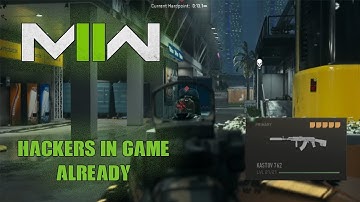 I Already Ran Into A Hacker In MW2 (Kastov 762 Spotlight)