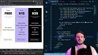 Building a Pricing Page using TailwindCSS (timelapse)