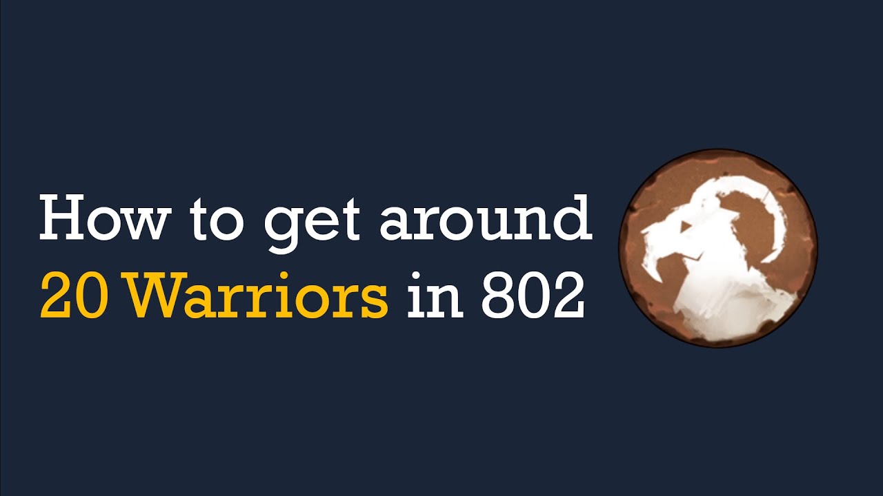 Northgard: How to get ~20 warriors end of 802 [Goat Clan]