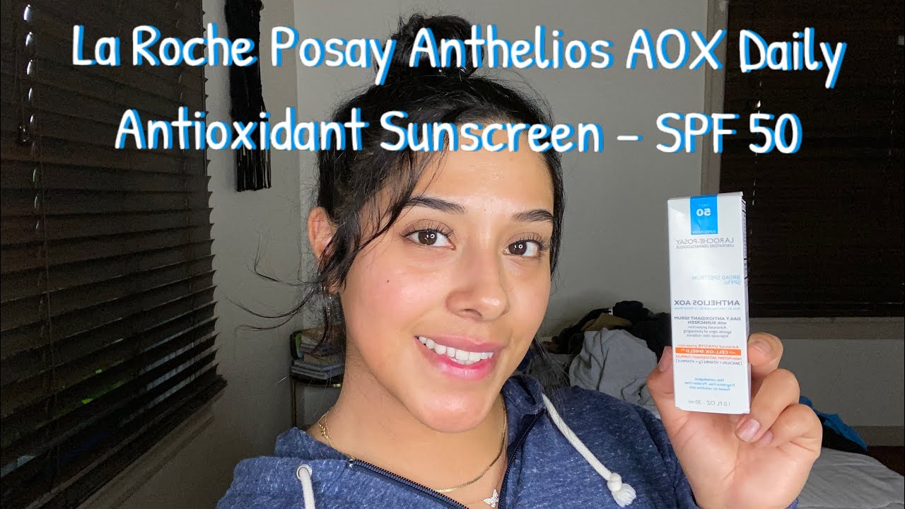 La roche posay anthelios AOX daily antioxidant spf 50 GRWM Is it