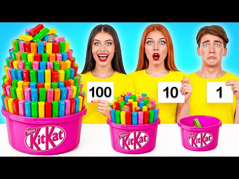 100 Layers of Food Challenge | Delicious Food Recipes by Multi DO Joy
