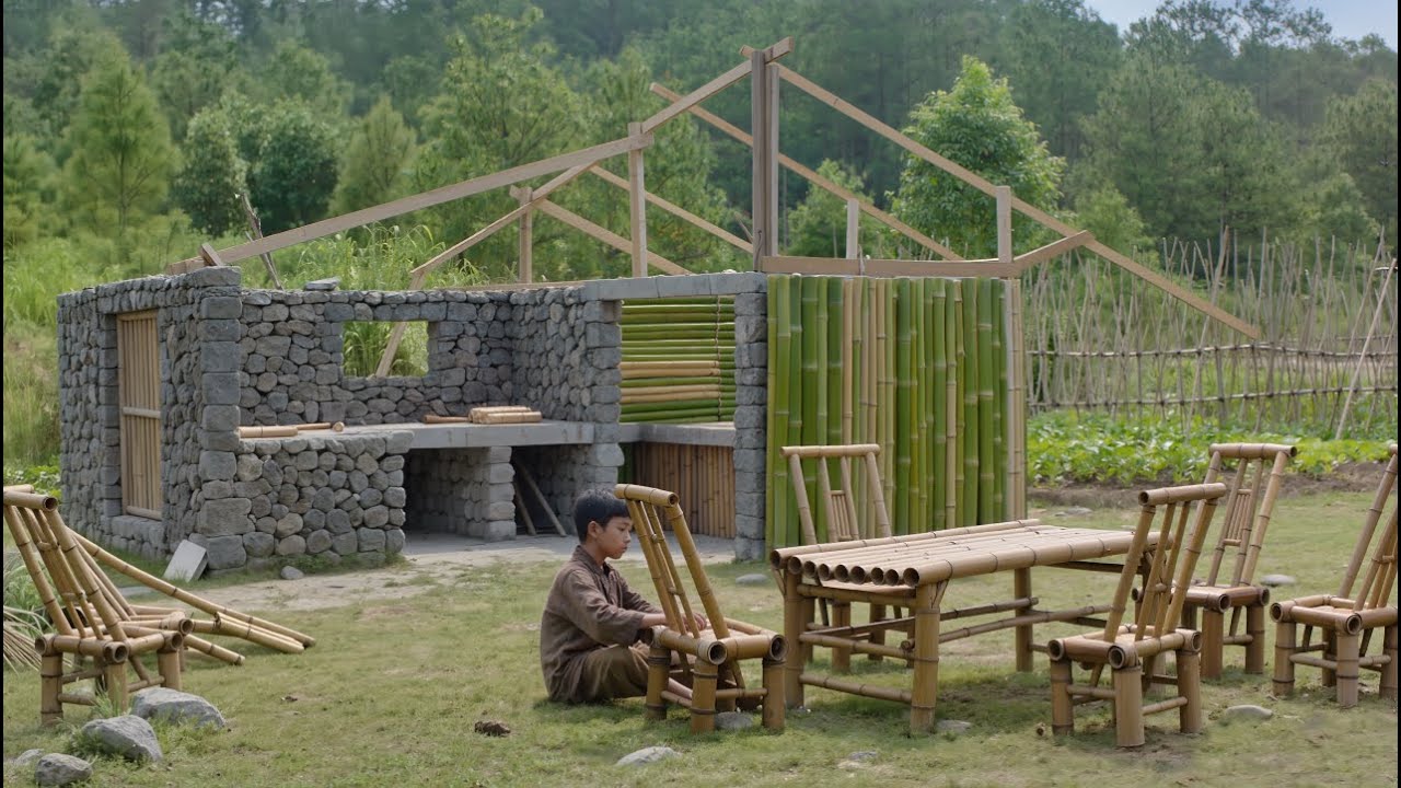 Бедный мальчик отремонтировал дом и пошел работать, чтобы заработать денег на жизнь.