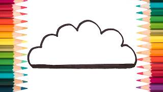 How To Draw A Cloud Step By Step How To Draw A Cloud