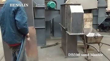 DB500 dustless blasting machine in working video 1