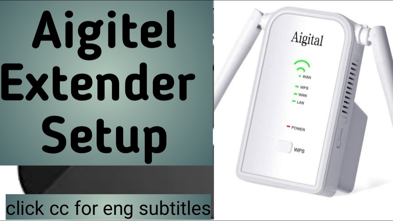 AIGITEL WIFI EXTENDER SETUP | AIGITEL BROWSER & WPS SETUP
