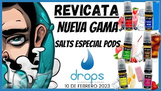 SALTS ESPECIAL PODS by DROPS |Nuevos Sabores a la Colección/Revicata en Español-Jatosto