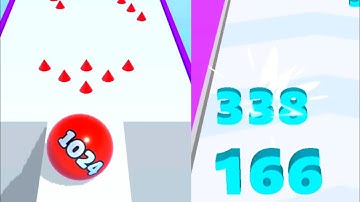 Number Run Shooting Vs Ball Merge 2048| Android ios game| asmr satisfying