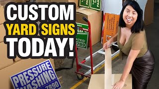 Need Yard Signs Fast?