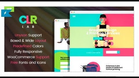 ColorLab - Printing Design Service WordPress Theme | Themeforest Templates