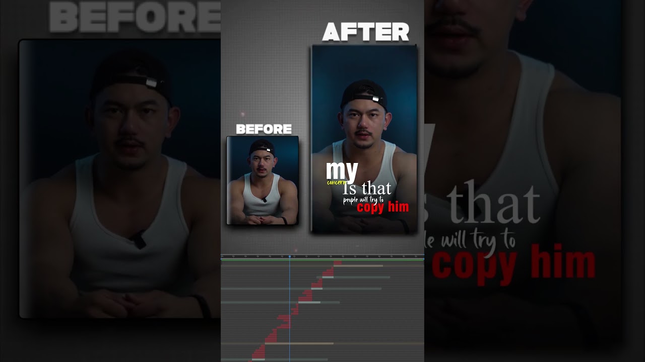 Before & After Video Edit for Alex Mendoza | Motion Tracking, SFX, Glow Titles @the.mendoza #trial