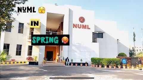 Numl University Islamabad 🥵 | Numl beauty | Numl in Spring 🫀