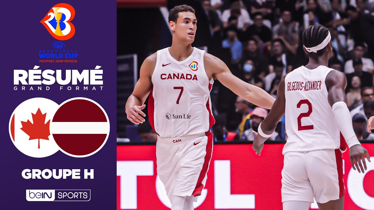 Résumé Canada Lettonie Coupe du Monde FIBA 2023 YouTube
