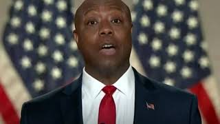 At RNC, Scott hits Biden history, actions on race