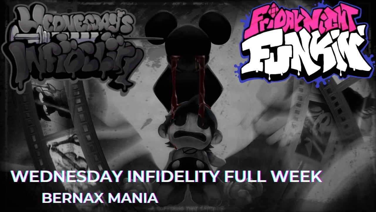 Friday Night Funkin-Wednesday Infidelity-Full WEEK-Cutscenes,Finales ...