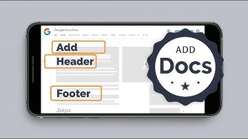 How to Add Header and Footer on Google Docs Mobile