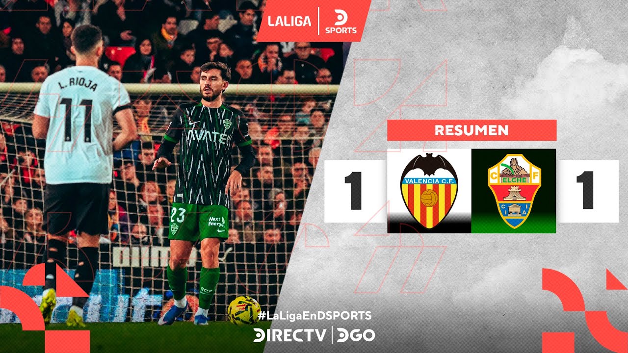 #VALENCIA NO PUDO con el #ELCHE y SIGUE en ZONA de DESCENSO | Valencia ...