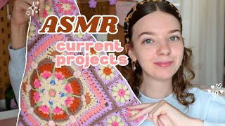 ASMR What I'm Knitting / Sewing / Crocheting | whispered