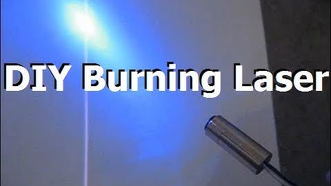 DIY: How to Make a High Powered Burning Blue/Violet Laser Pointer