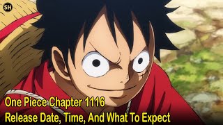 One Piece Chapter 1116 release date, time, and what to expect