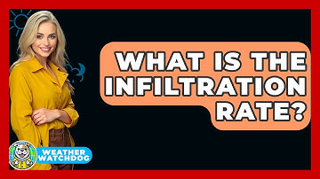 What Is The Infiltration Rate? - Weather Watchdog