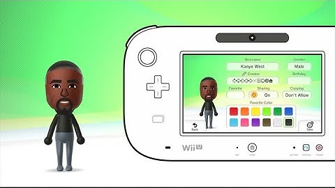 How to make a Kanye West mii
