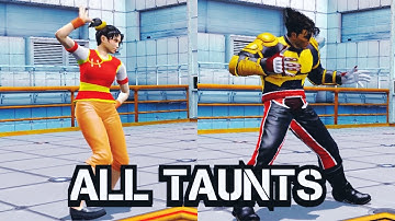 Tekken Tag Tournament 2 - All Character Taunt Animations (4K)