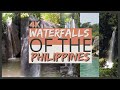 4K Relaxing WATERFALLS Sounds with BIRDS in The Philippine Jungle | Waterfall Ambience Nature Video