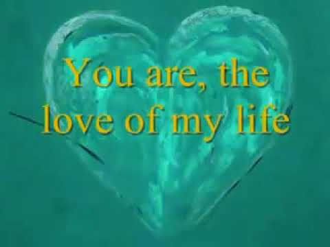 you are the love of my life darlene and ron kenoly. you just cant stop listening to it... waow.