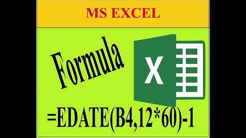 Calculate the Date Retirement Urdu /Hindi 60 years / Date of completion of Contract Excel Formula