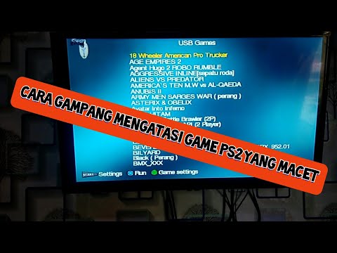 Cara mengatasi game ps2 tidak bisa d mainkan | game PS2 macet | game PS2 OPL macet , eror