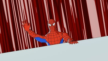 Spider-man test blender animation | Grease Pencil test