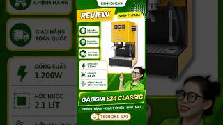 Gaggia Classic E24 Vàng: Setup Góc Cafe Đậm Chất Ý Tại Nhà