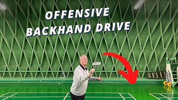 Offensive BACKHAND DRIVE tutorial | Basic Feather