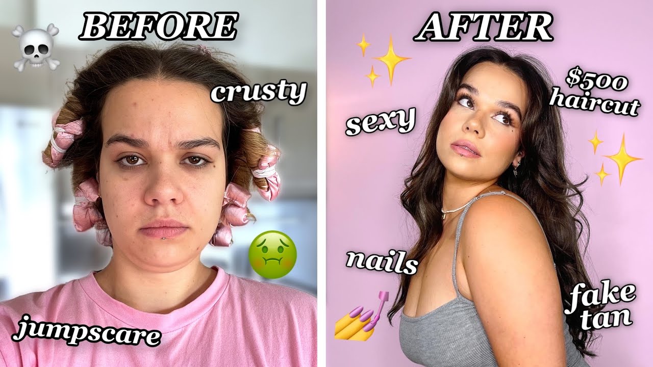 changing my entire appearance in 48 hours *EXTREME GLOW UP