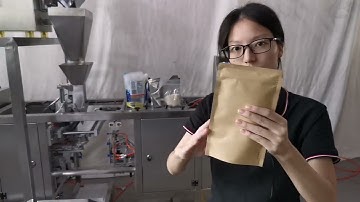 Single linear weigher doypack packing machine