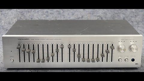 Button shaft repair on a Realistic EQ