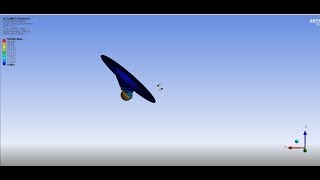 Ansys nonlinear trampoline drop test analysis-2