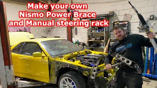Making a non power steering rack and Nismo style power brace