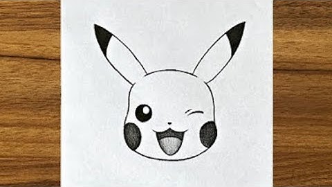 How to draw pikachu ||Beginners drawing tutorial step by step || easy drawing step by step