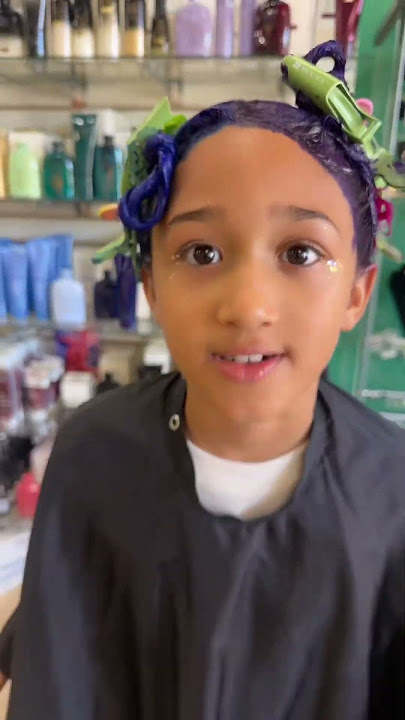 LONDYN GETS RAiNBOW HAiR‼️🌈 #dlafam #londyn #shorts #rainbowhair