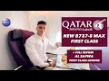 2024 | HOW IS THE B737MAX ON QATAR AIRWAYS?  || + AL SAFWA FIRST LOUNGE FULL TOUR! |hd