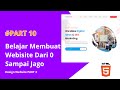 PART 10 - Belajar Membuat Webisite Dari 0 Sampai Jago - DESAIGN WEBSITE (10/10)