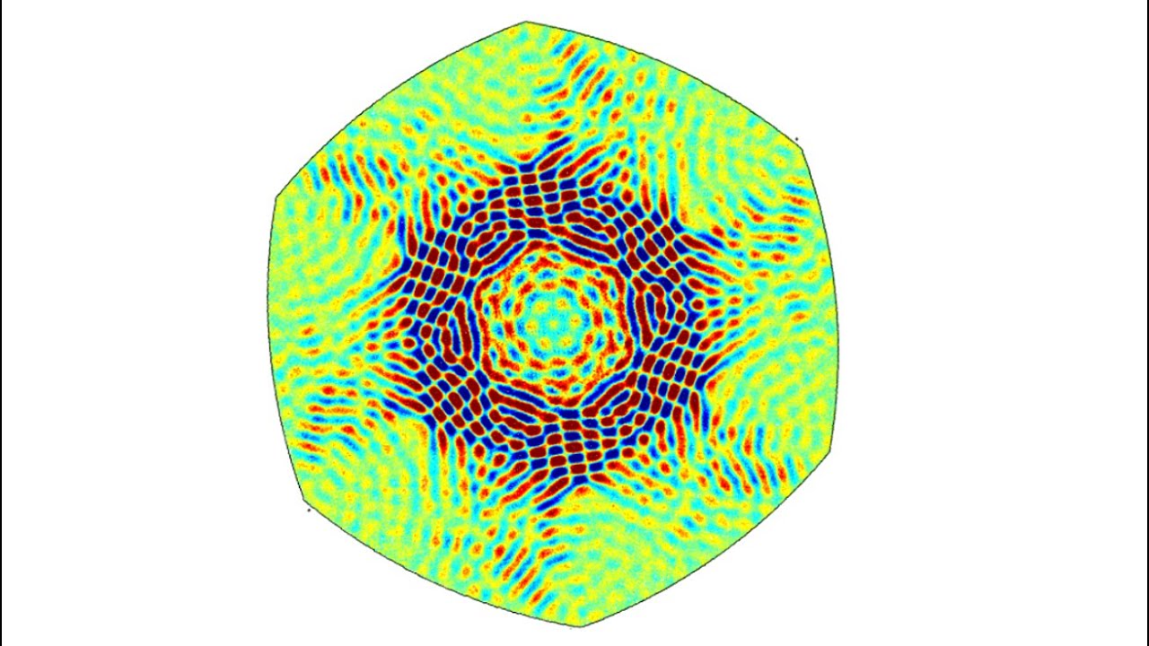 Rotating hexagonal parabolic resonator - YouTube