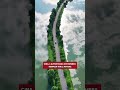 Cina, l'autostrada che sembra sospesa nel cielo